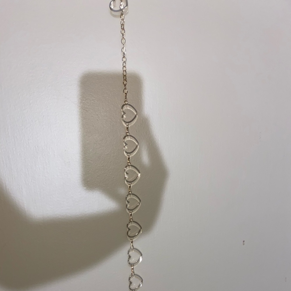 romwe’s Heart Shaped Chain Link Belt